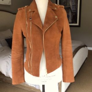 suede bomber jacket
